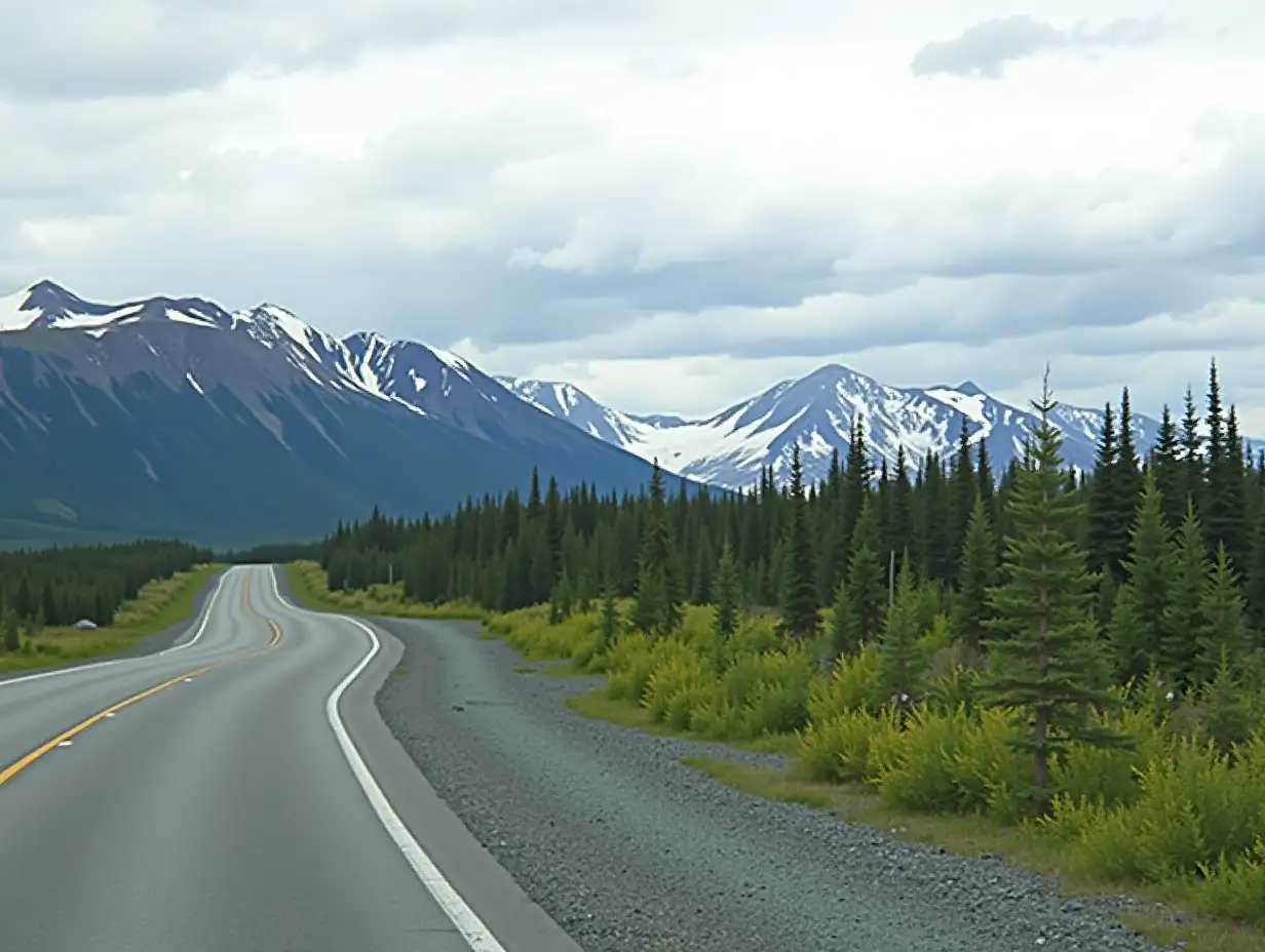 Turning north to Alaska, the landscape, so rich in wildlife, never loses its mystery