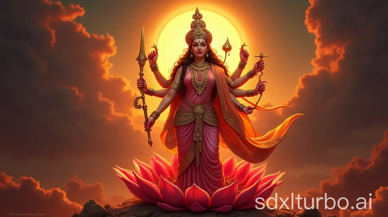 Goddess-Lalita-Mahatripurasundari-in-Divine-Splendor