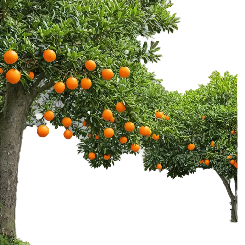 Orange-Tree-with-Oranges-in-a-Big-Jungle-HighQuality-PNG-Image-for-Versatile-Use