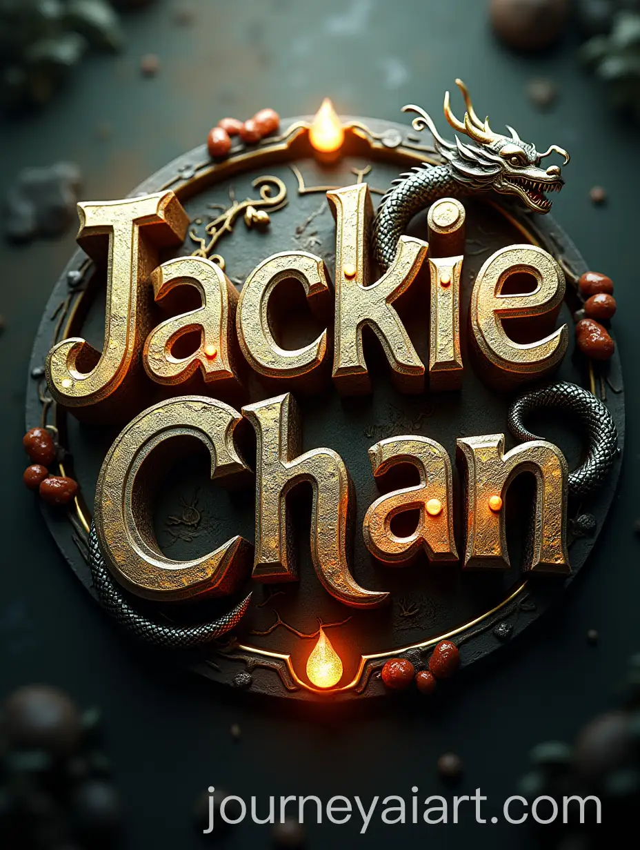Realistic-3D-Title-Design-for-Jackie-Chan-Adventures-with-Magic-Stones