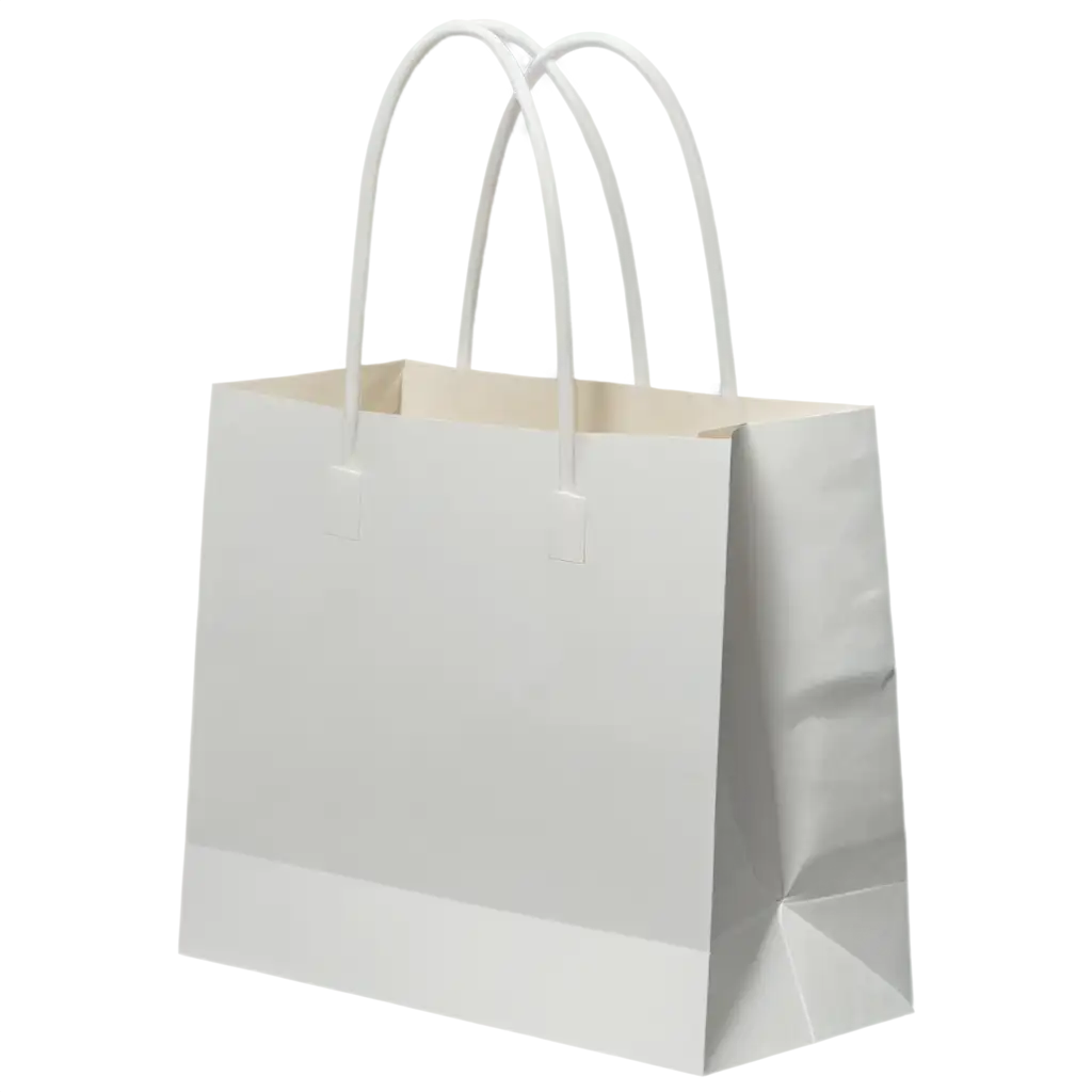 HighQuality-White-Paper-Shopping-Bag-PNG-Image-for-Versatile-Applications