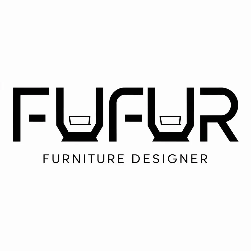 Modern-and-Unique-Furniture-Designer-Logo-for-FUFUR