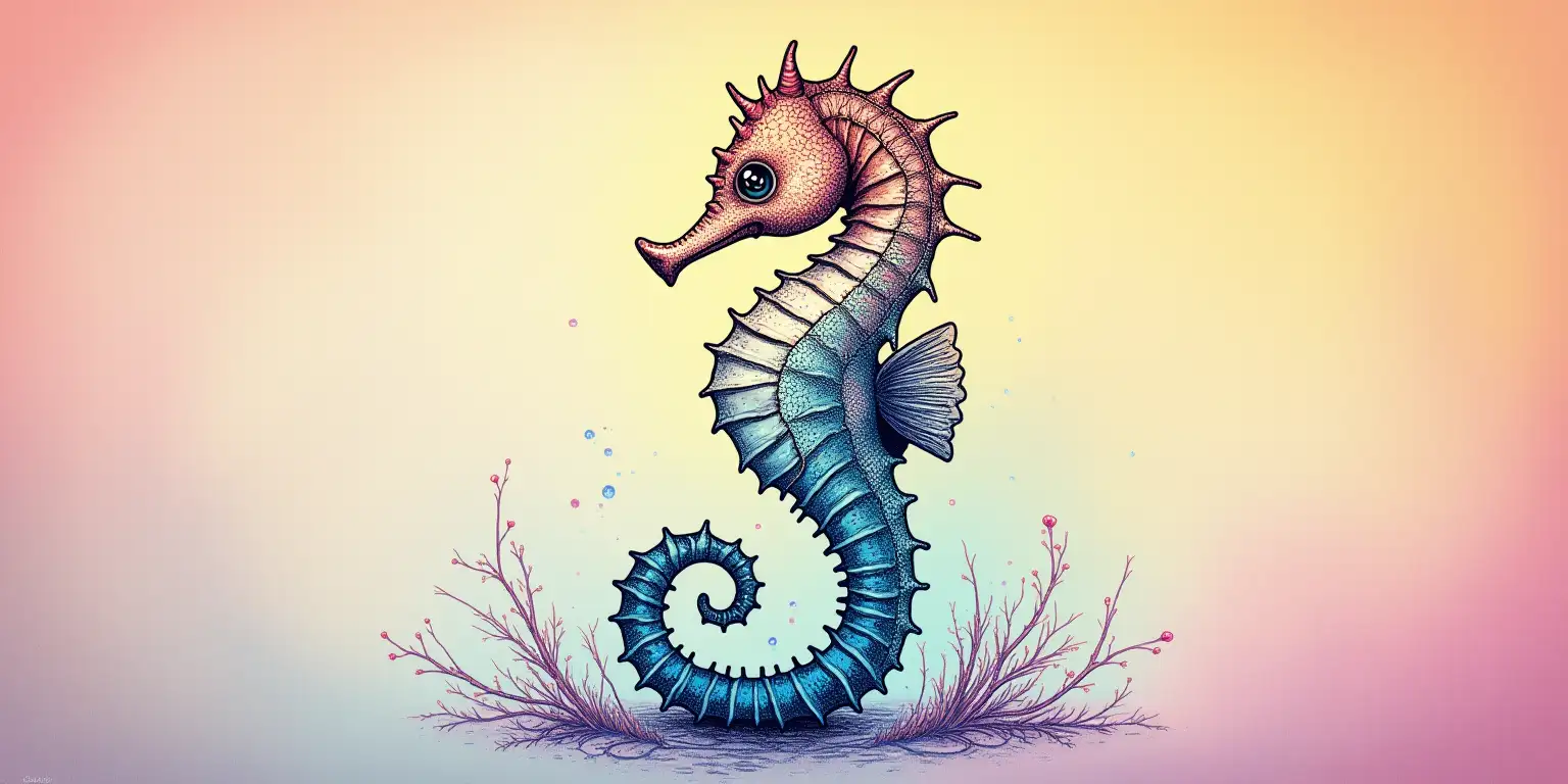 Surreal Seahorse in Natural Gradients