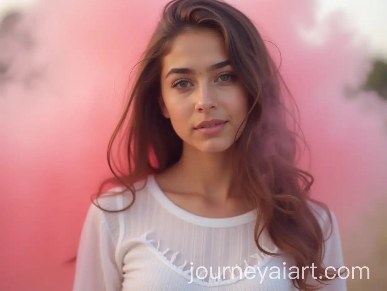 Vivacious-Iranian-Girl-with-MaterAI-Art-Prompt-Expansionnal-Vibes-Surrounded-by-Pink-Smoke