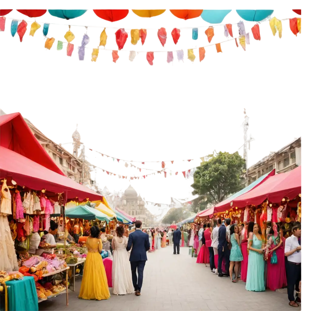 Colorful-Wedding-Shopping-Market-PNG-Image-with-Vibrant-Stalls-and-Festive-Decorations