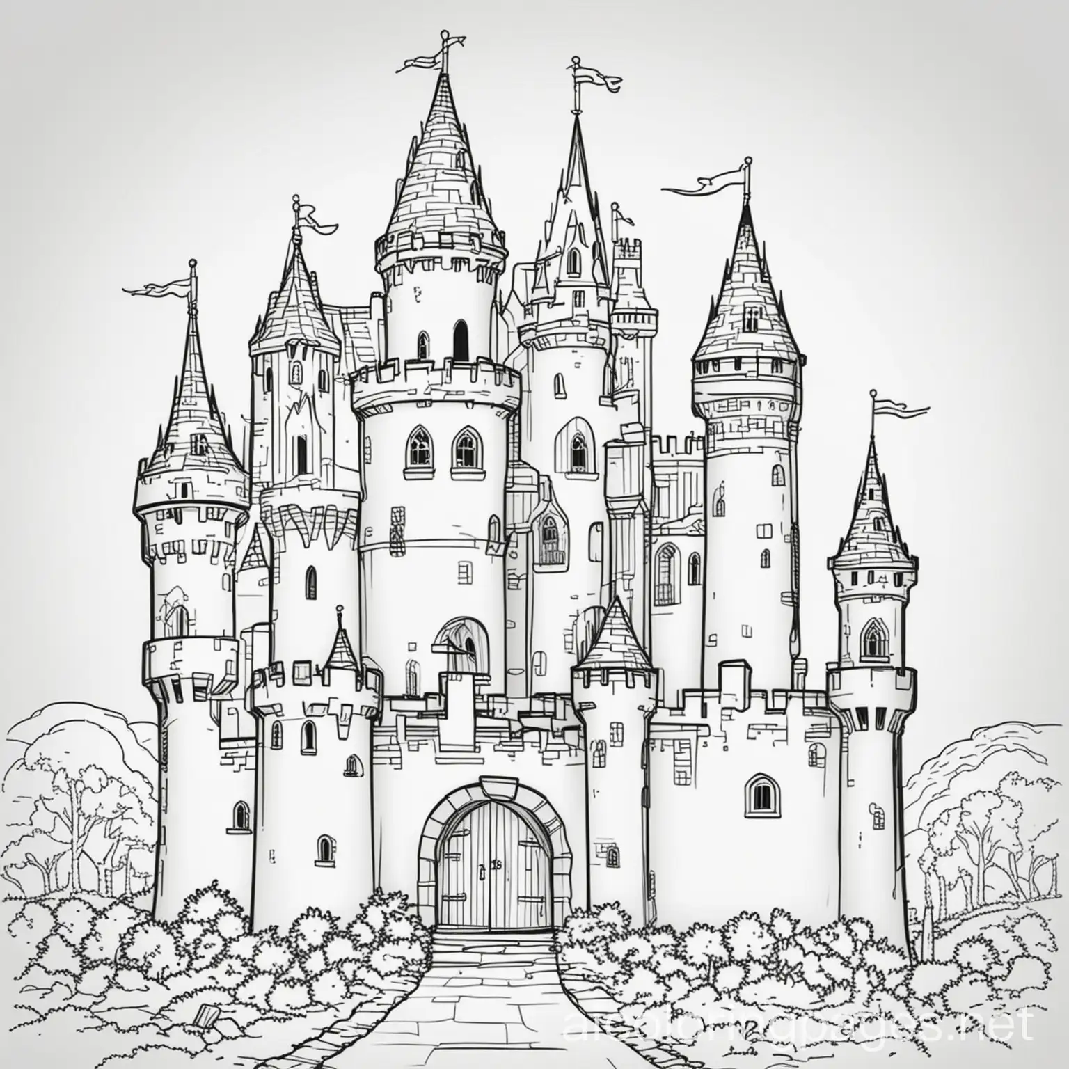 Simple-Castle-Coloring-Page-for-Kids