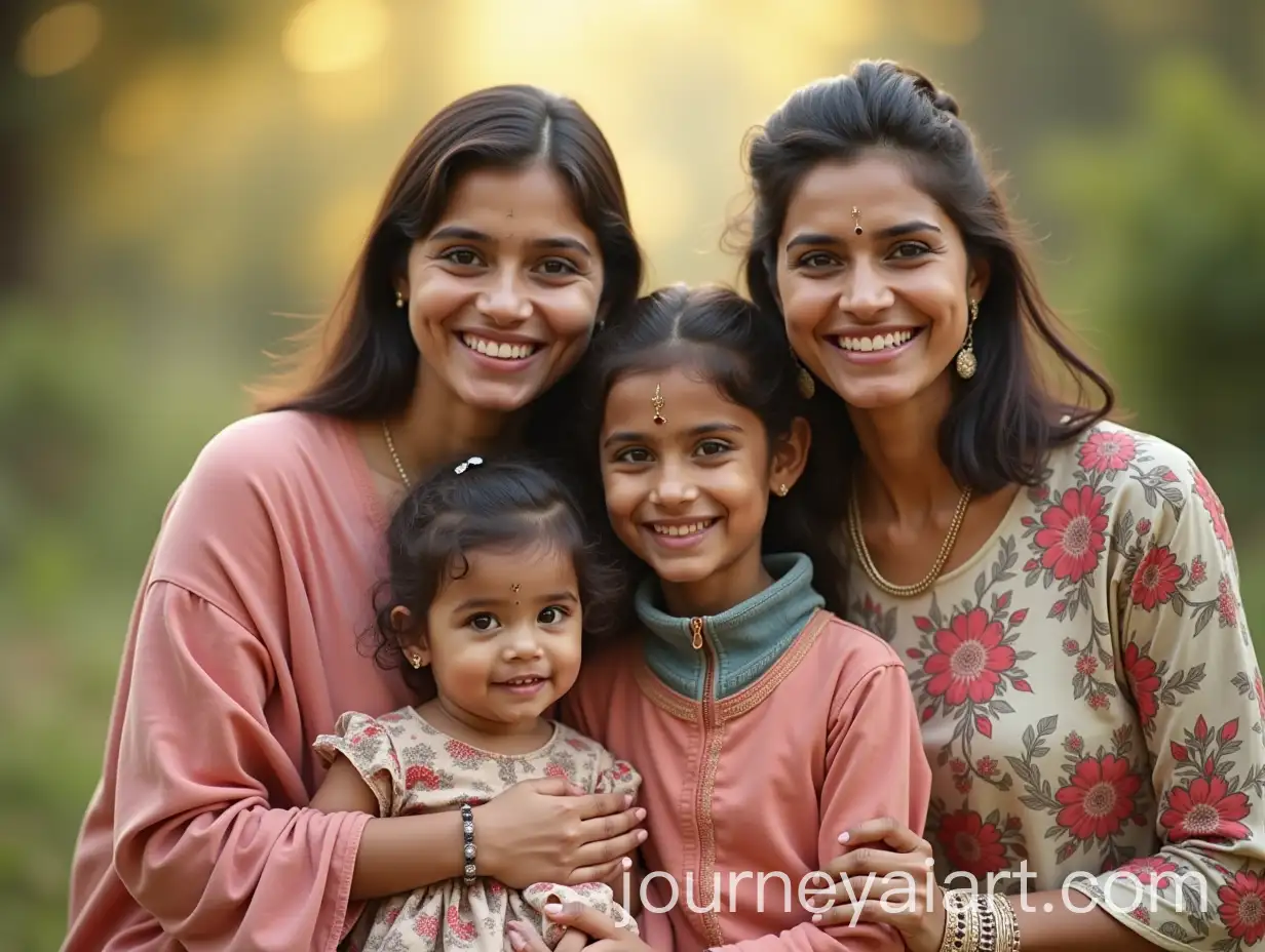 Happy-Indian-Family-Portrait-with-Smiles-and-Joyful-Expressions