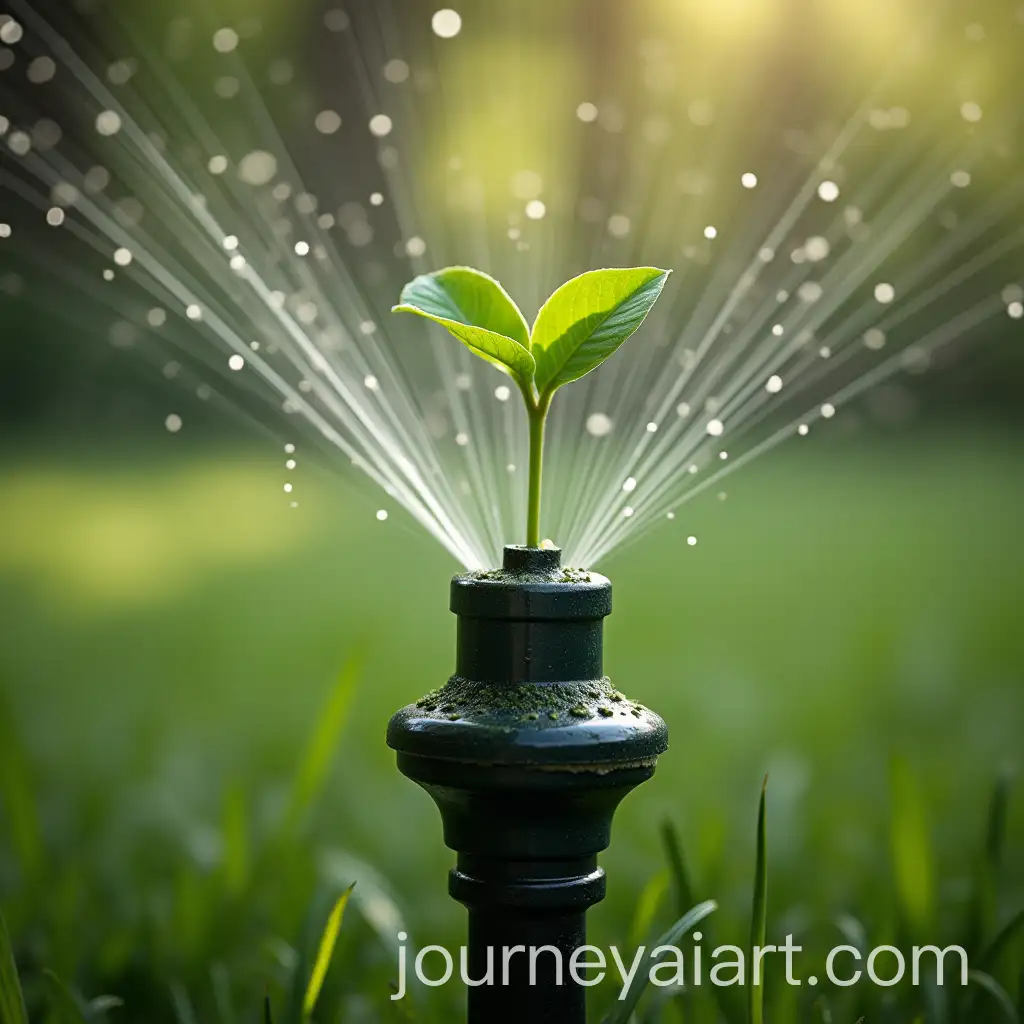Sprout-on-a-Stuttering-Sprinkler-in-a-Lush-Garden