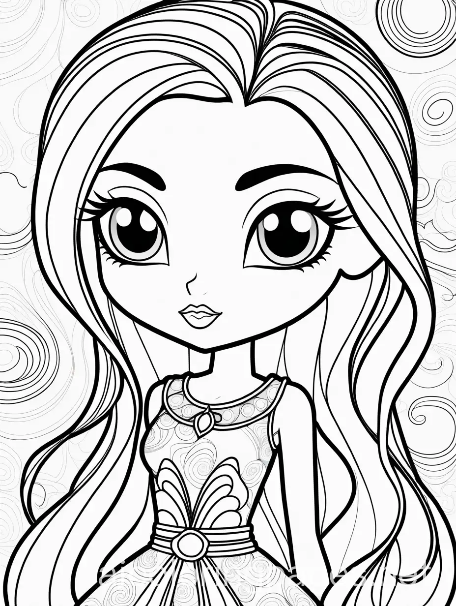 Bratz-Coloring-Page-with-Swirled-Marble-Effect