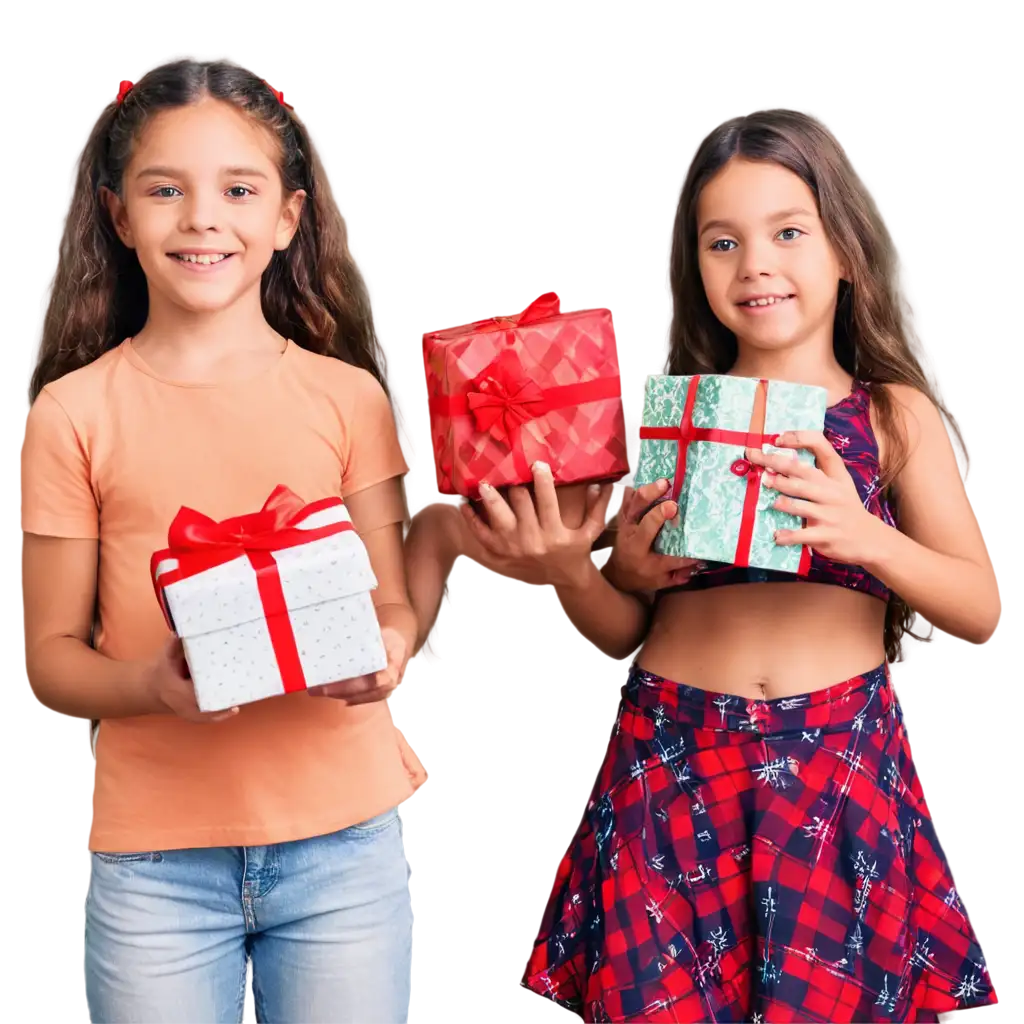 Vibrant-PNG-Image-of-Kids-with-Gifts-Capturing-Joyful-Moments