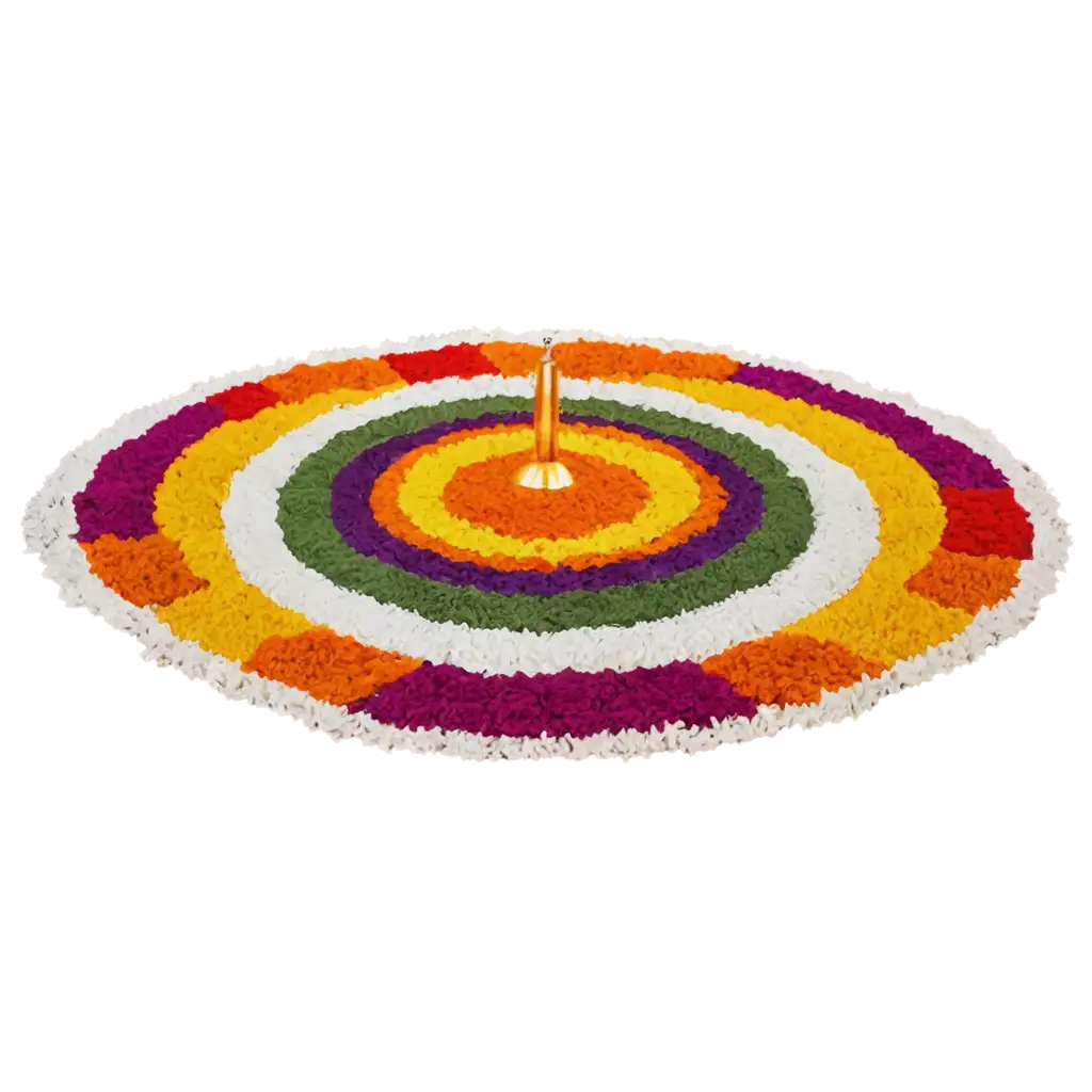 Exquisite-Pookalam-PNG-Image-Celebrate-Tradition-with-HighQuality-Clarity