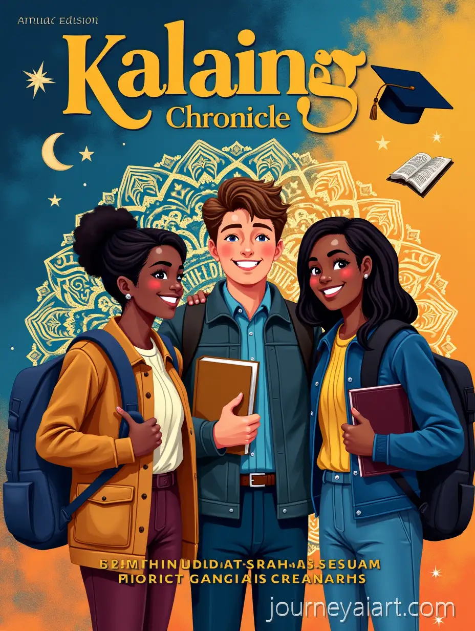 Kalinga-Chronicle-2025-Magazine-Cover-Design-Featuring-Diverse-University-Students-and-Cultural-Symbols