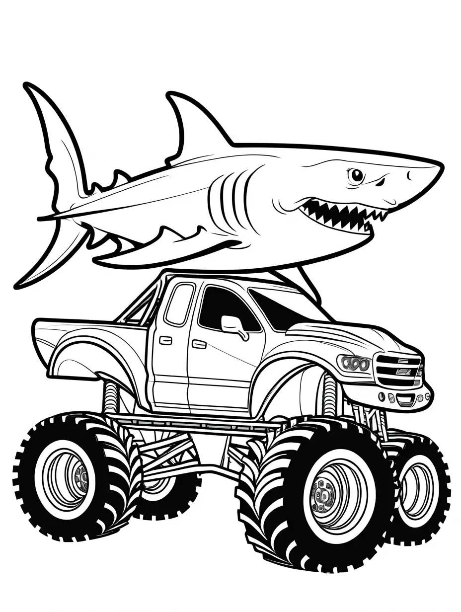 Shark-Monster-Truck-Coloring-Page-for-Kids