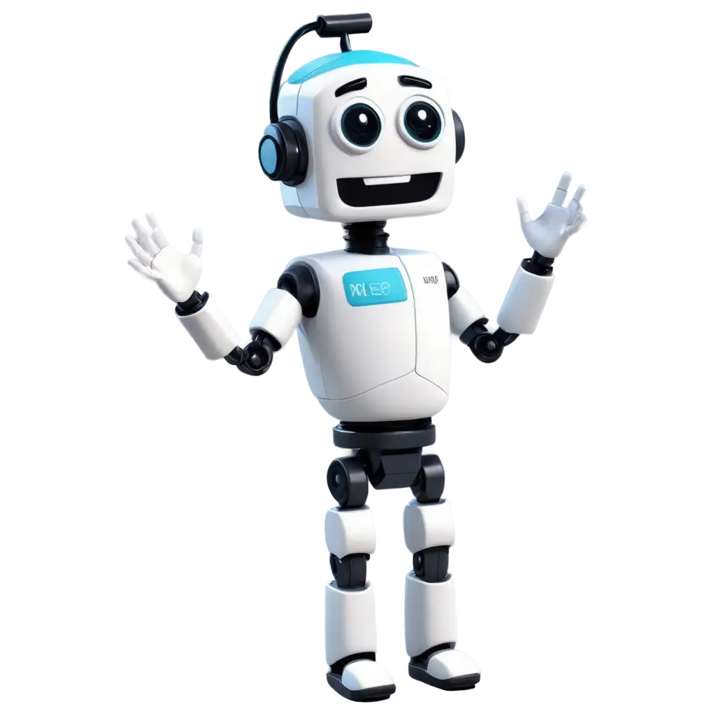 Robot-Cartoon-Character-PNG-for-Medical-Projects-Doctor-with-Stethoscope-Waving-Hello