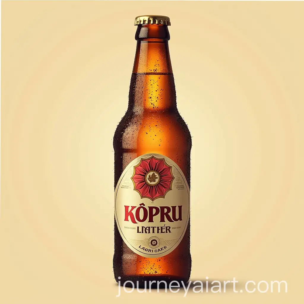 Kpr-Lager-Beer-Label-Design-with-Traditional-Turkish-Bridge-Theme