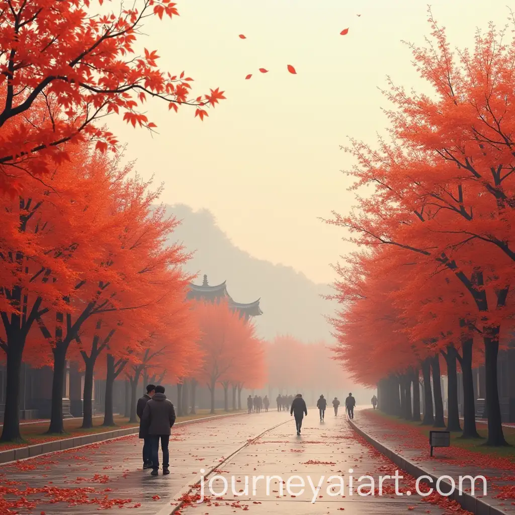 Monochromatic-Autumn-Colors-of-North-Korea