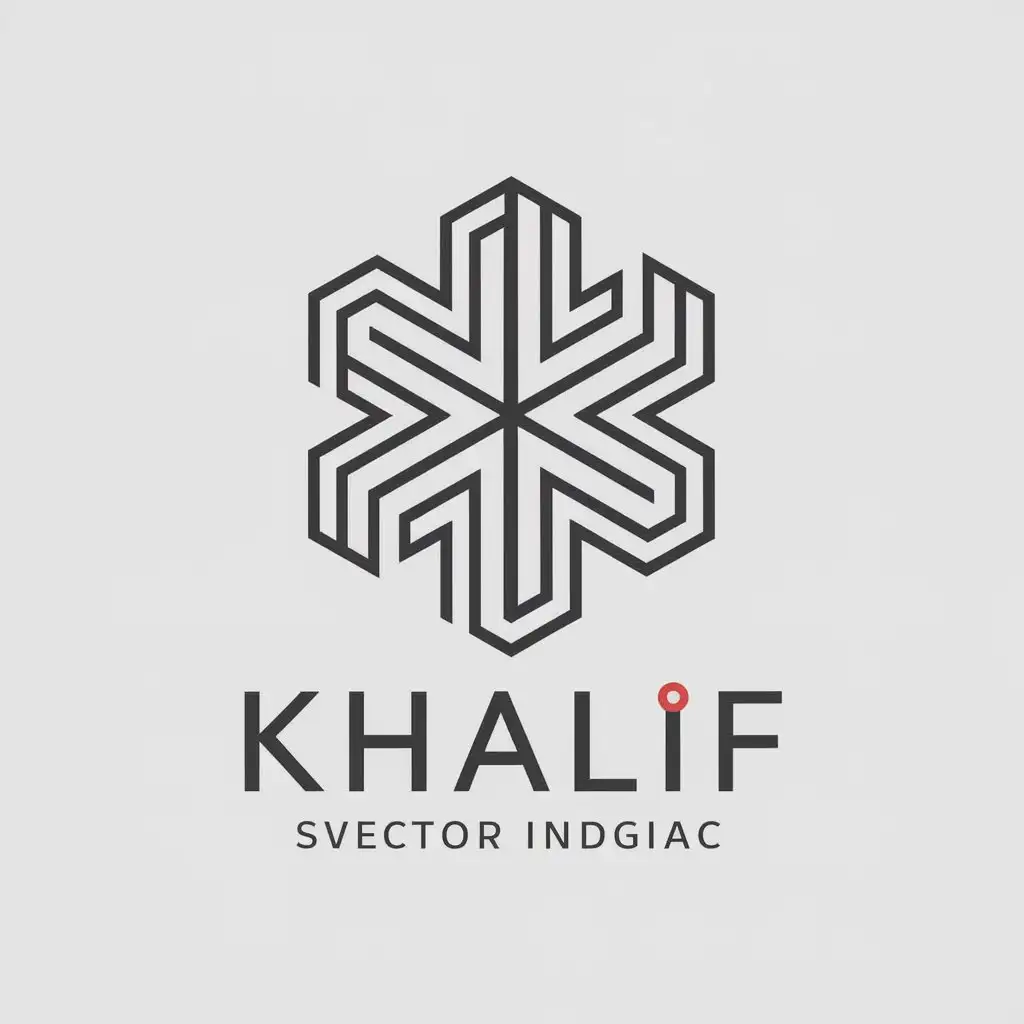 LOGO Design For Khalif Symbolizing the New Phase of Technology in the Religious Industry