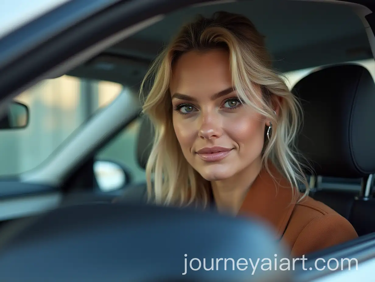 Powerful-Successful-Lady-Driving-BMW-i4-in-Paris