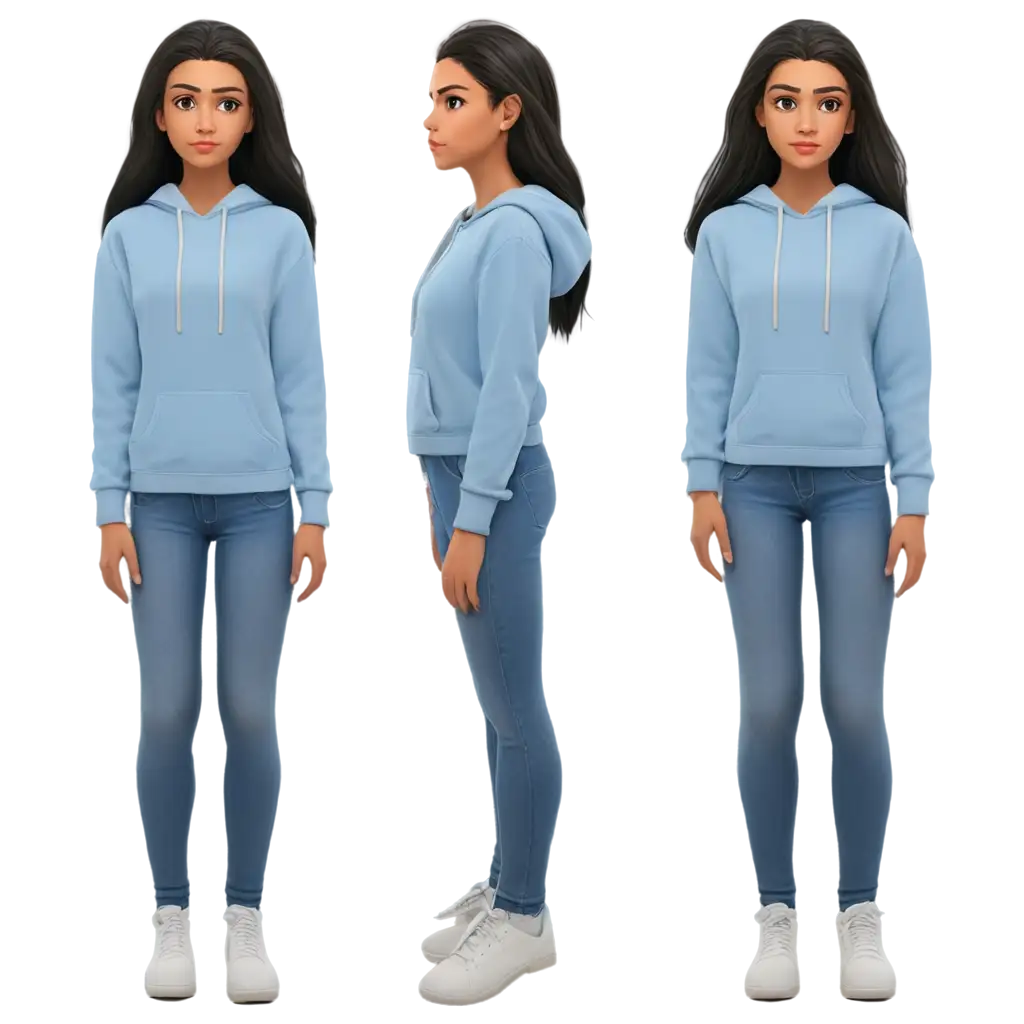 Young-18YearOld-Female-Character-in-Jeans-and-Hooded-Top-PNG-Image-for-Versatile-Use