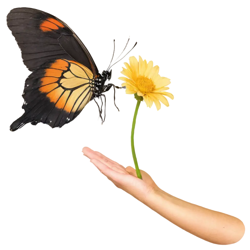 Stunning-Butterfly-Landing-on-a-Flower-HighQuality-PNG-Image-for-Your-Creative-Needs