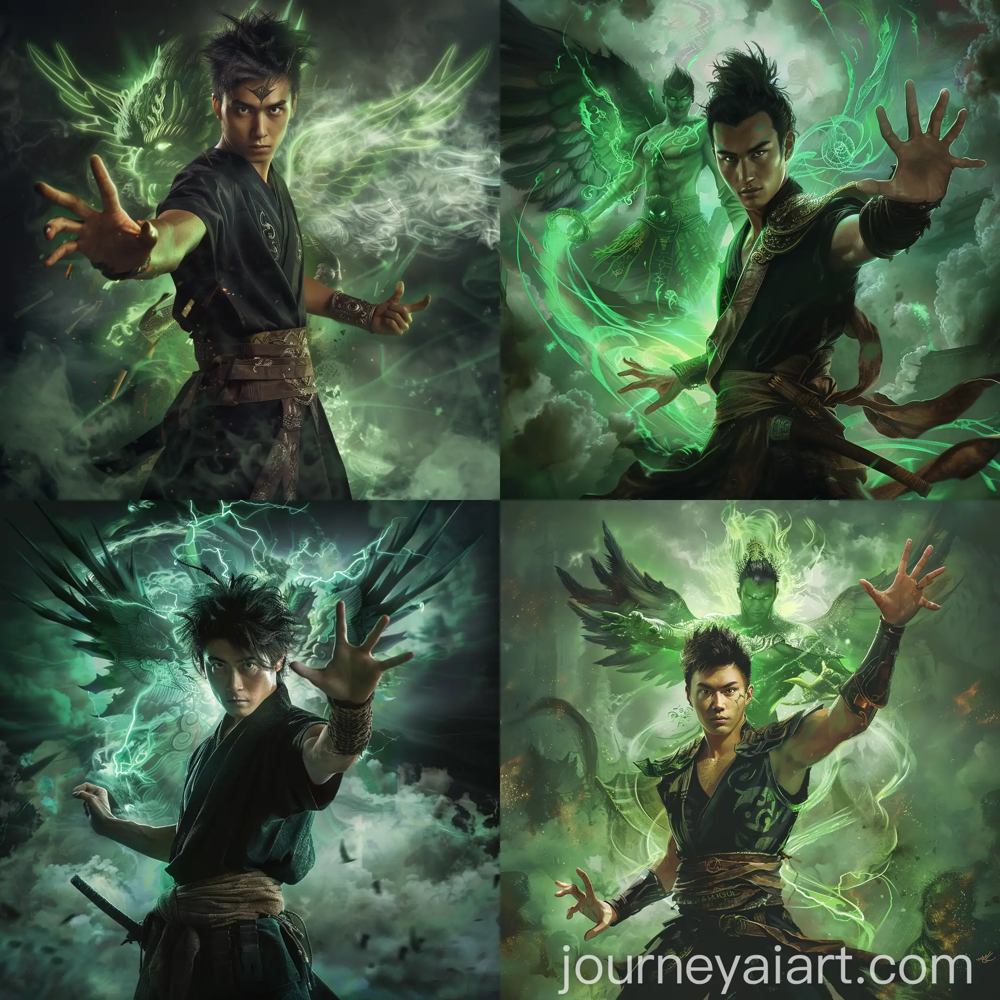 Dynamic-Young-Man-Confronts-Ethereal-Green-Figure-with-Sword