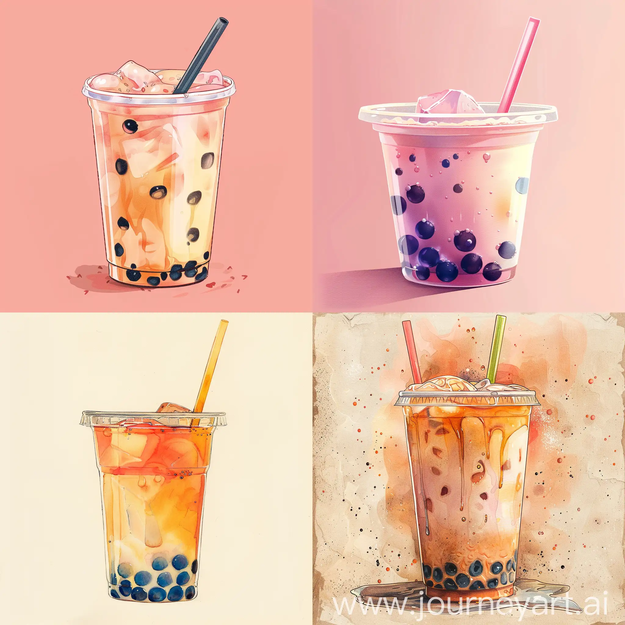 Illustrated-Bubble-Tea-in-a-Cup