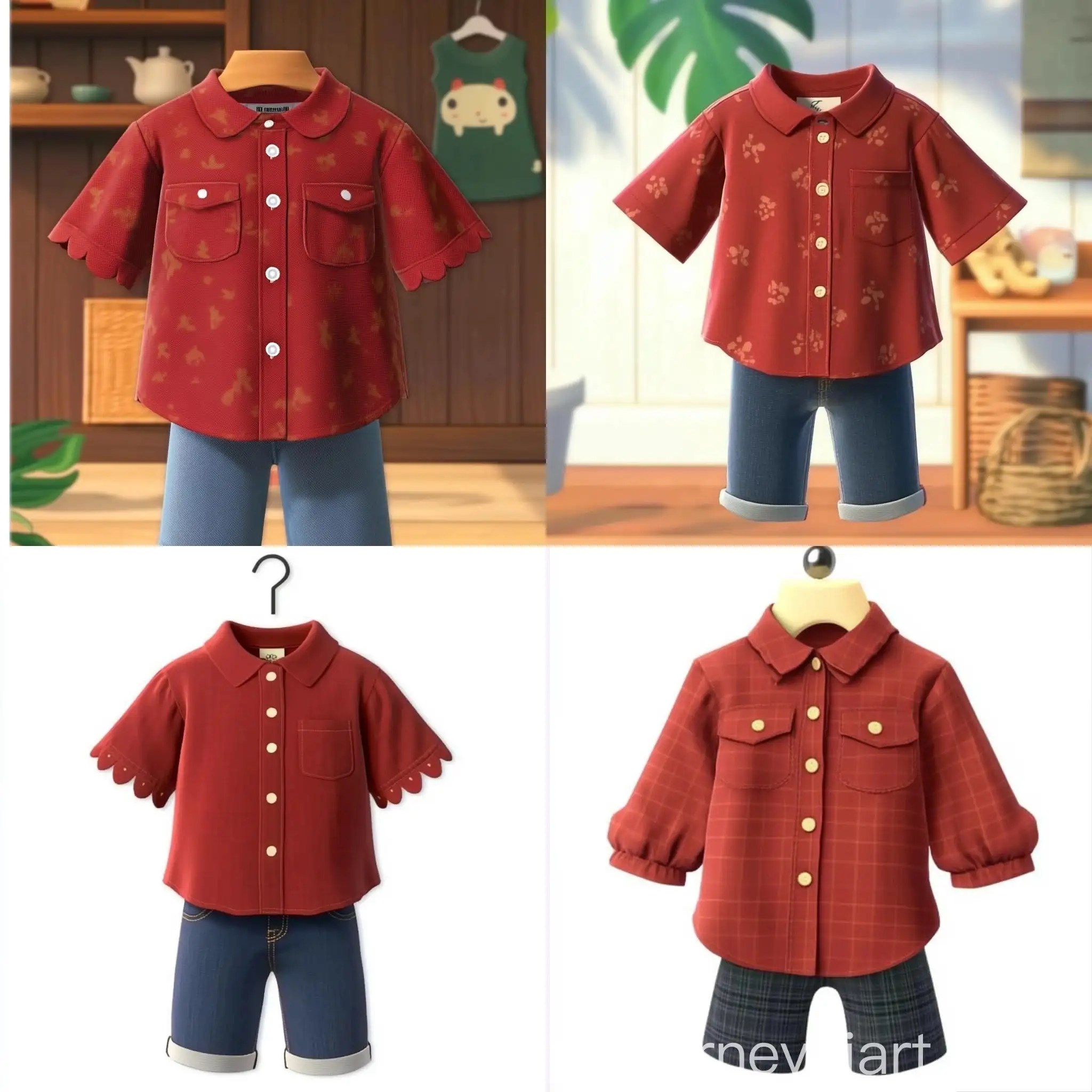 Animal-Crossing-Style-Red-Shirt-Design