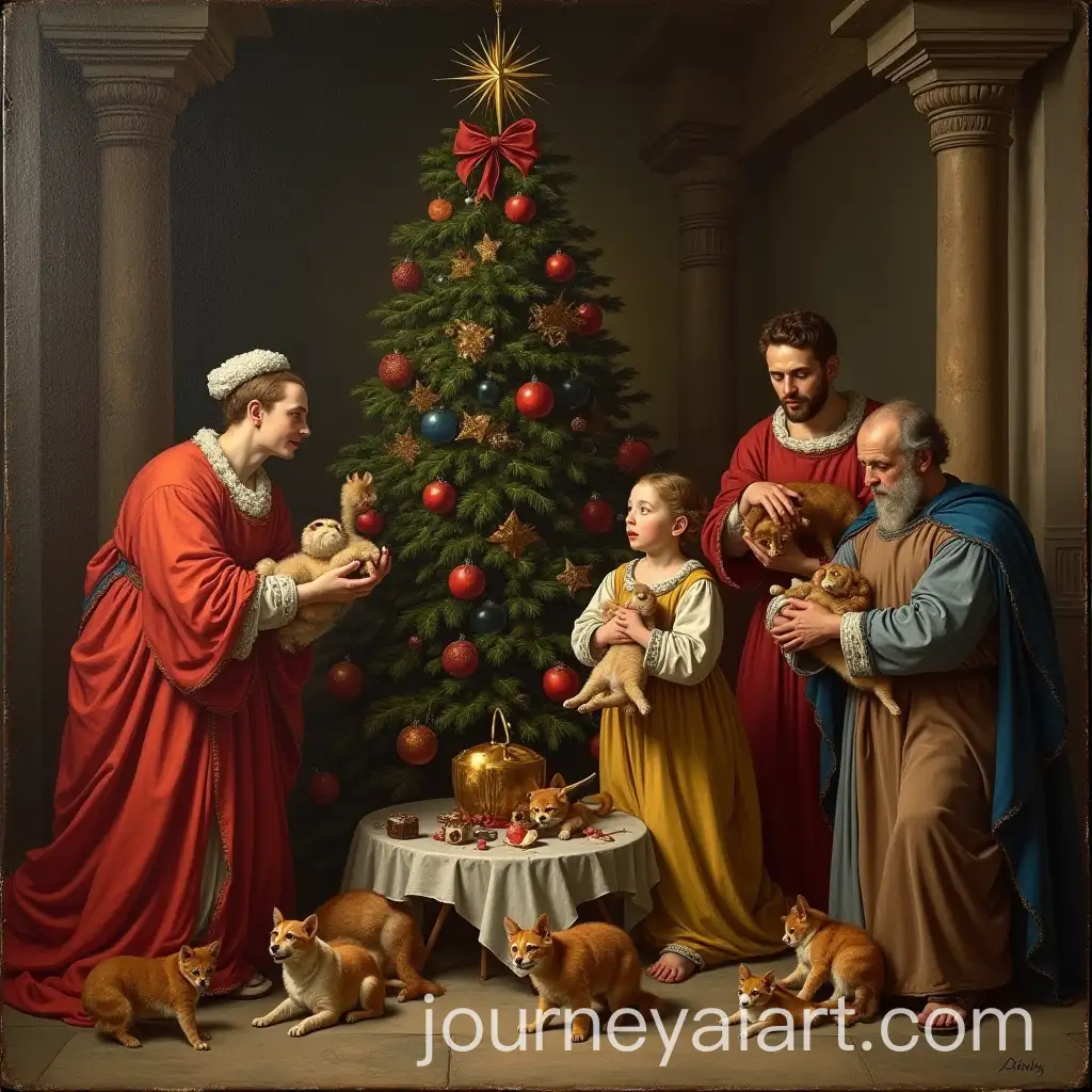 Christmas-Painting-in-Renaissance-Style