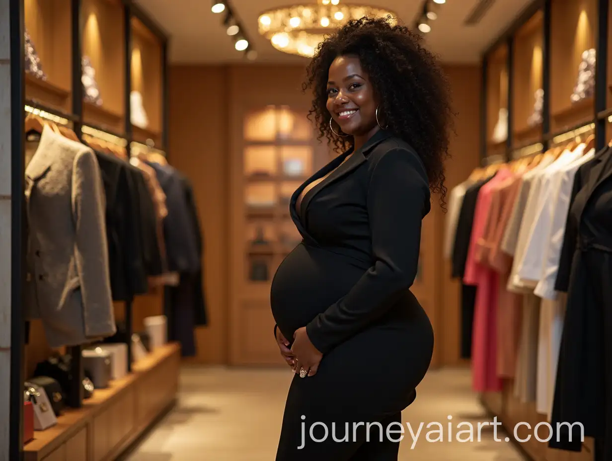 Beautiful-Young-Black-Woman-in-Elegant-Boutique-Smiling