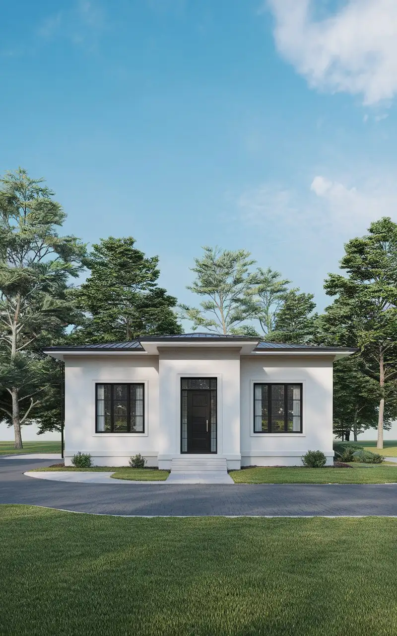 Modern-OneStory-Cottage-Render-in-Daylight