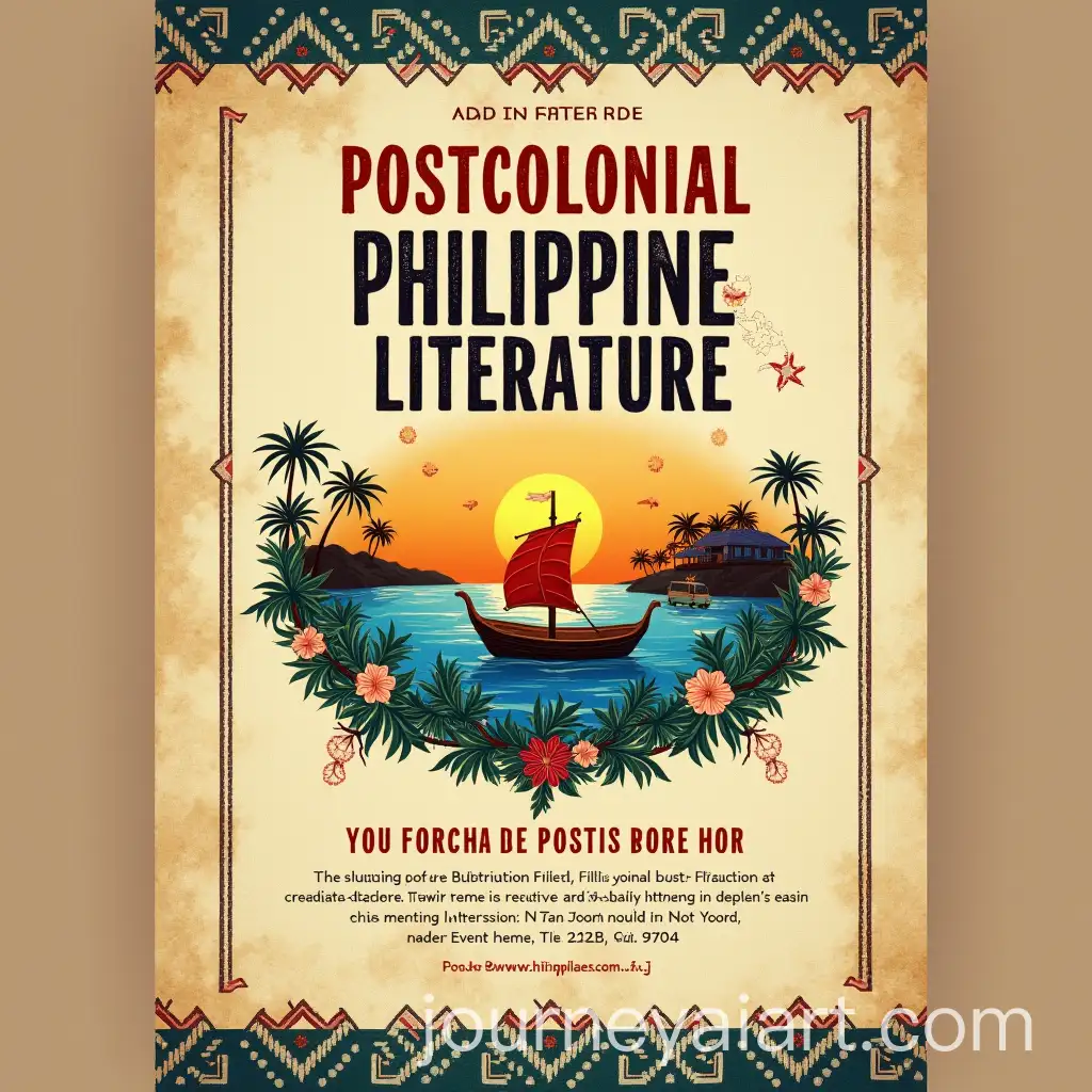 Postcolonial-Philippine-Literature-Poster-Balangay-Sailing-Towards-Hope