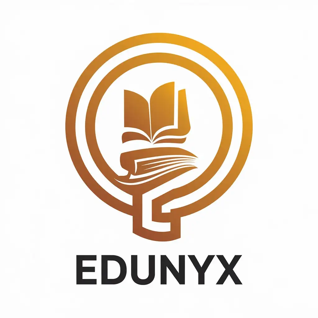 LOGO Design for Edunyx Abstract Minimalistic Vector Logo for Education Industry