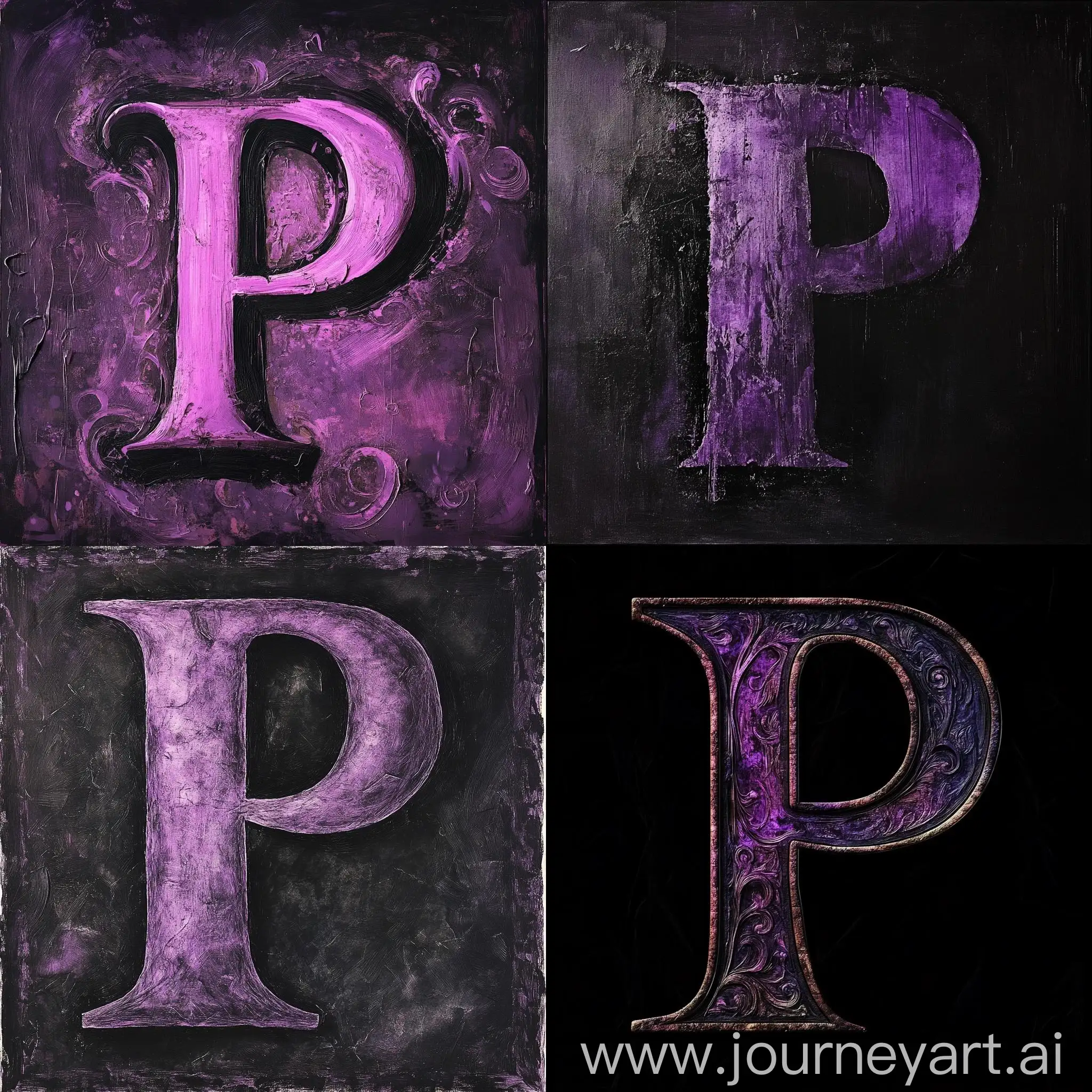 Abstract-Purple-and-Black-Art-without-Light