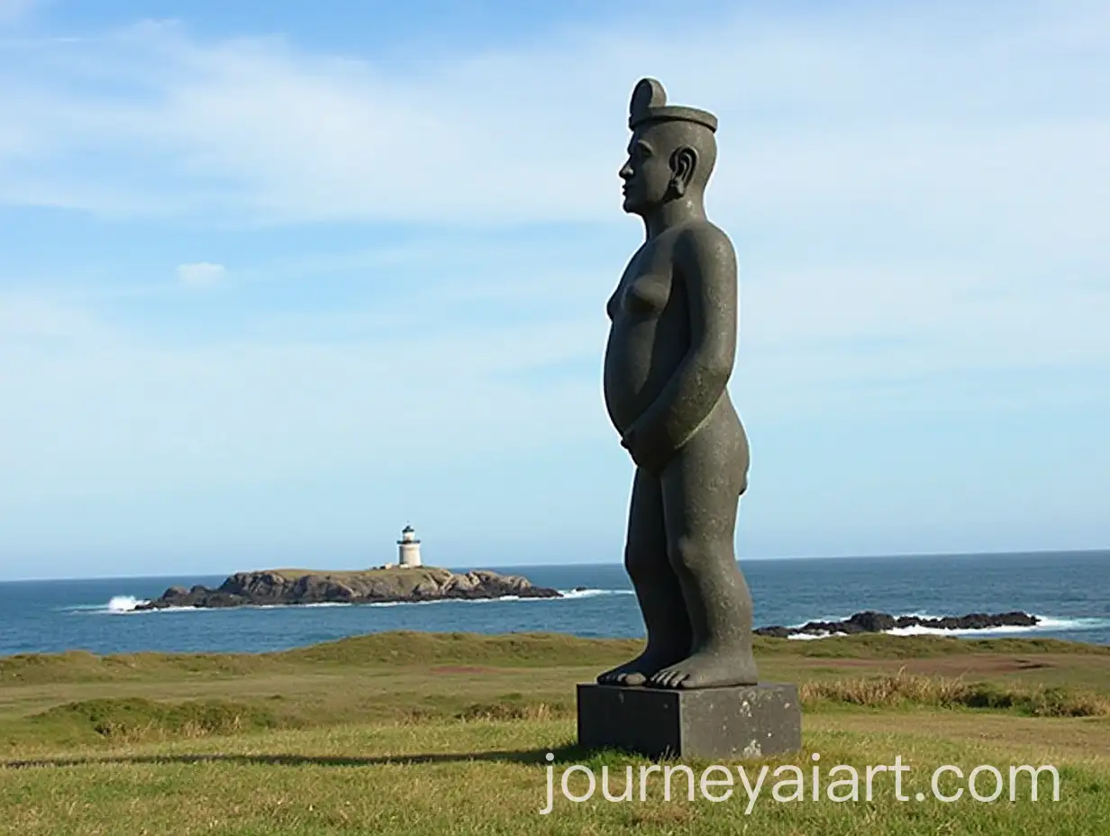 Adiyogi-Statue-at-Pulau-Padar-Nusa-Tenggara-Majestic-Landscape-View