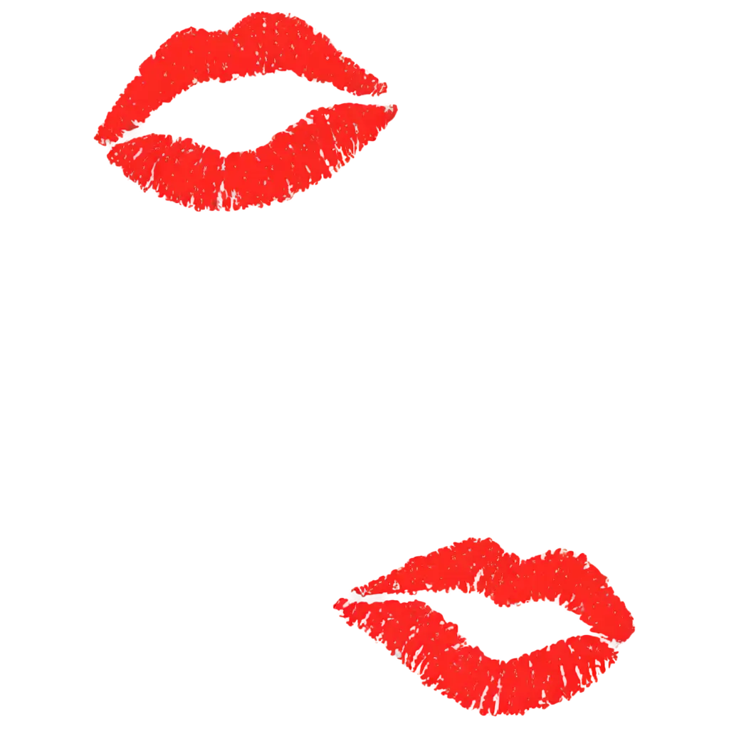 Stunning-Red-Lip-Print-PNG-Image-Captivating-Visuals-for-HighQuality-Presentations