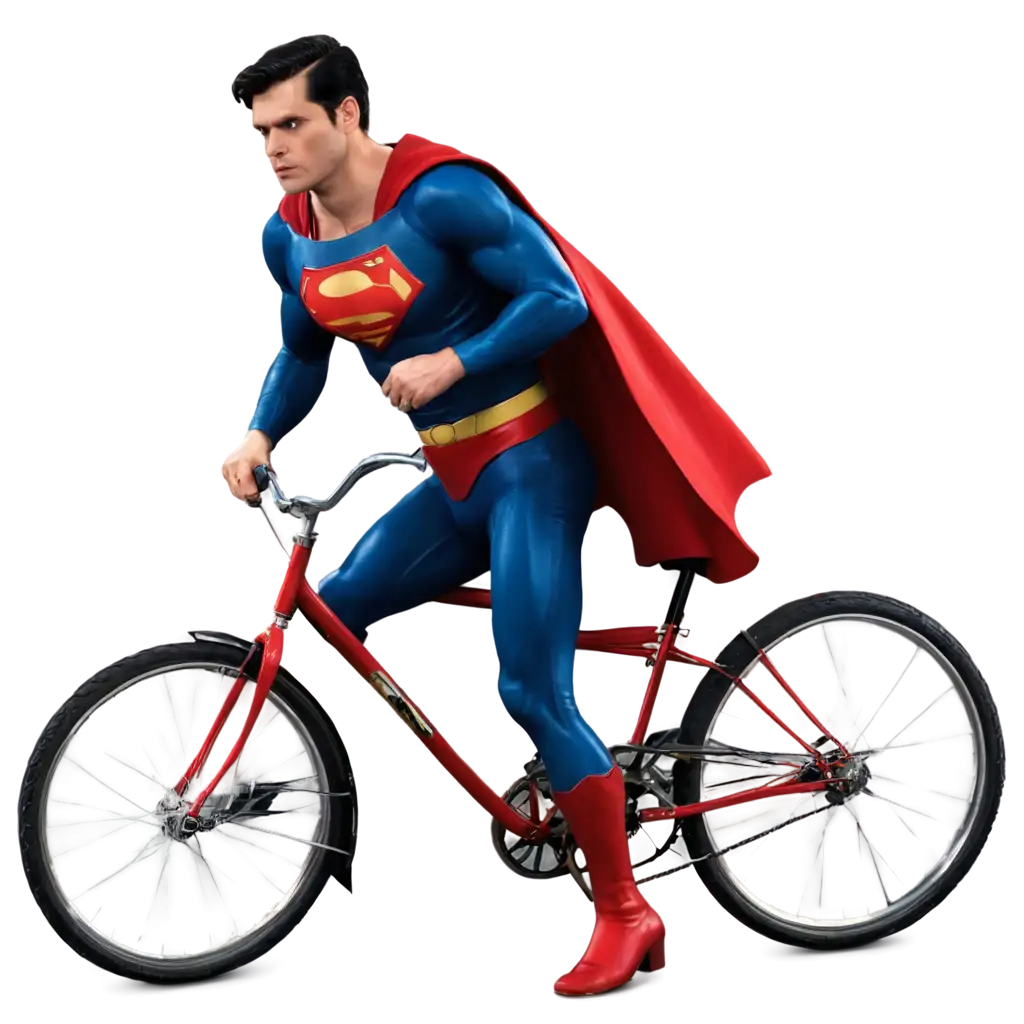 Superman-on-Bicycle-PNG-Image-Dynamic-Superhero-Illustration