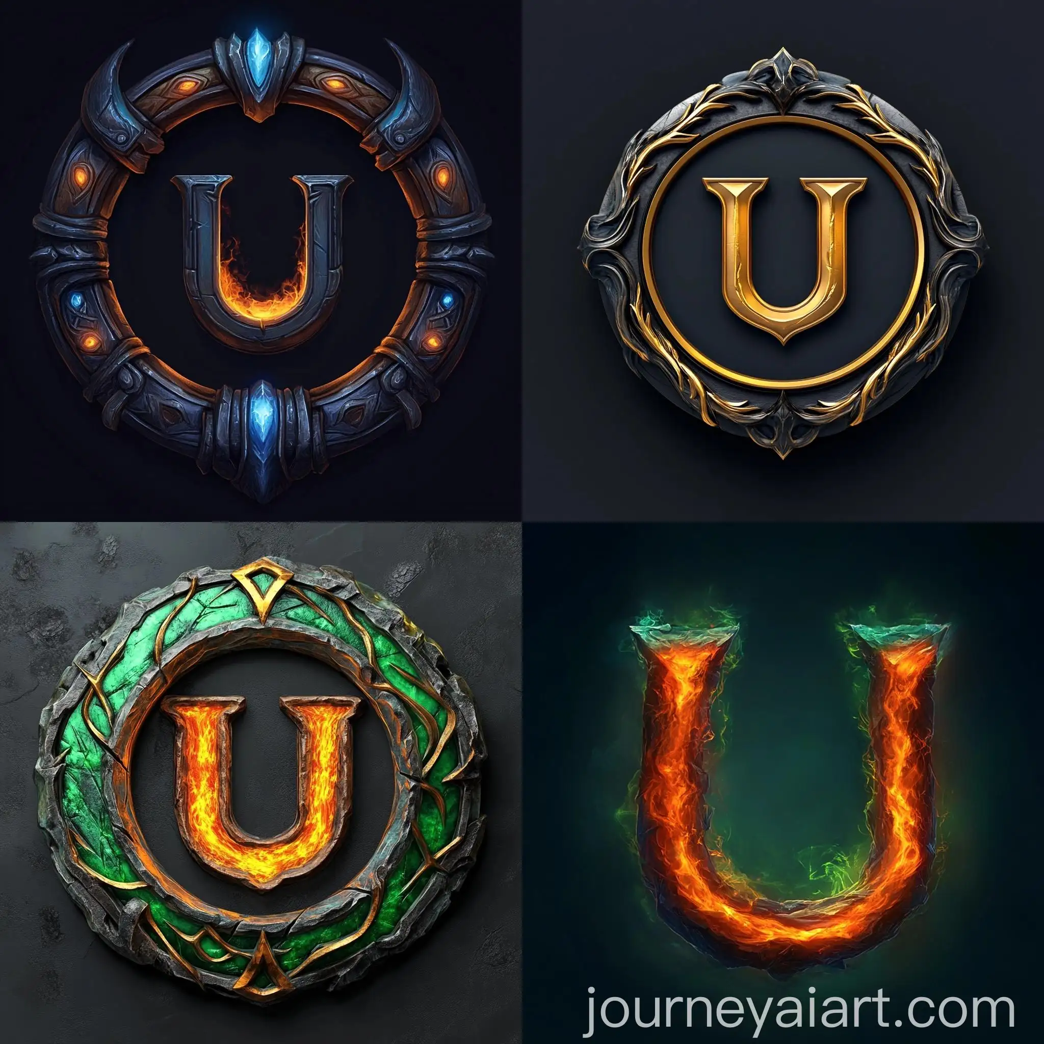 Fantasy-MMORPG-Style-Discord-Icon-with-Letter-U