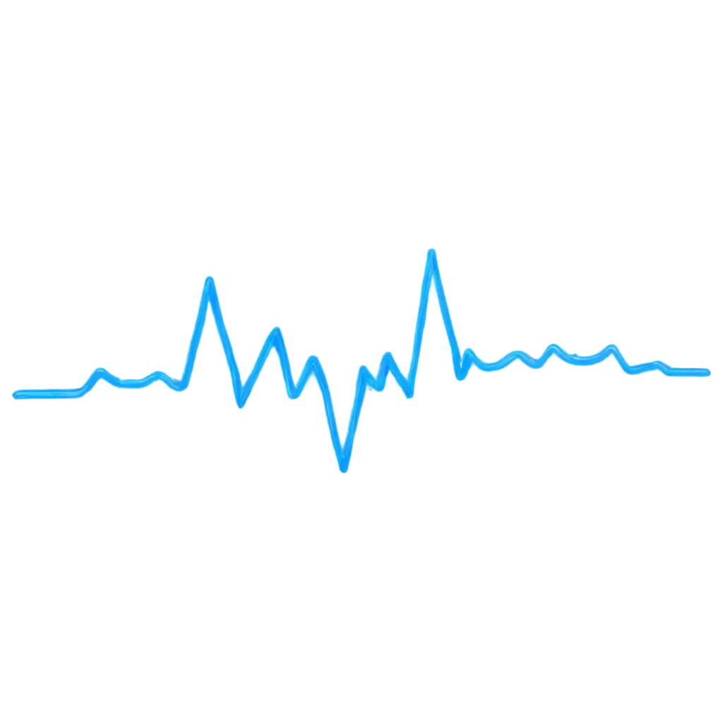 Blue-Smooth-Heartbeat-Line-PNG-HighQuality-Transparent-Image-for-Various-Applications