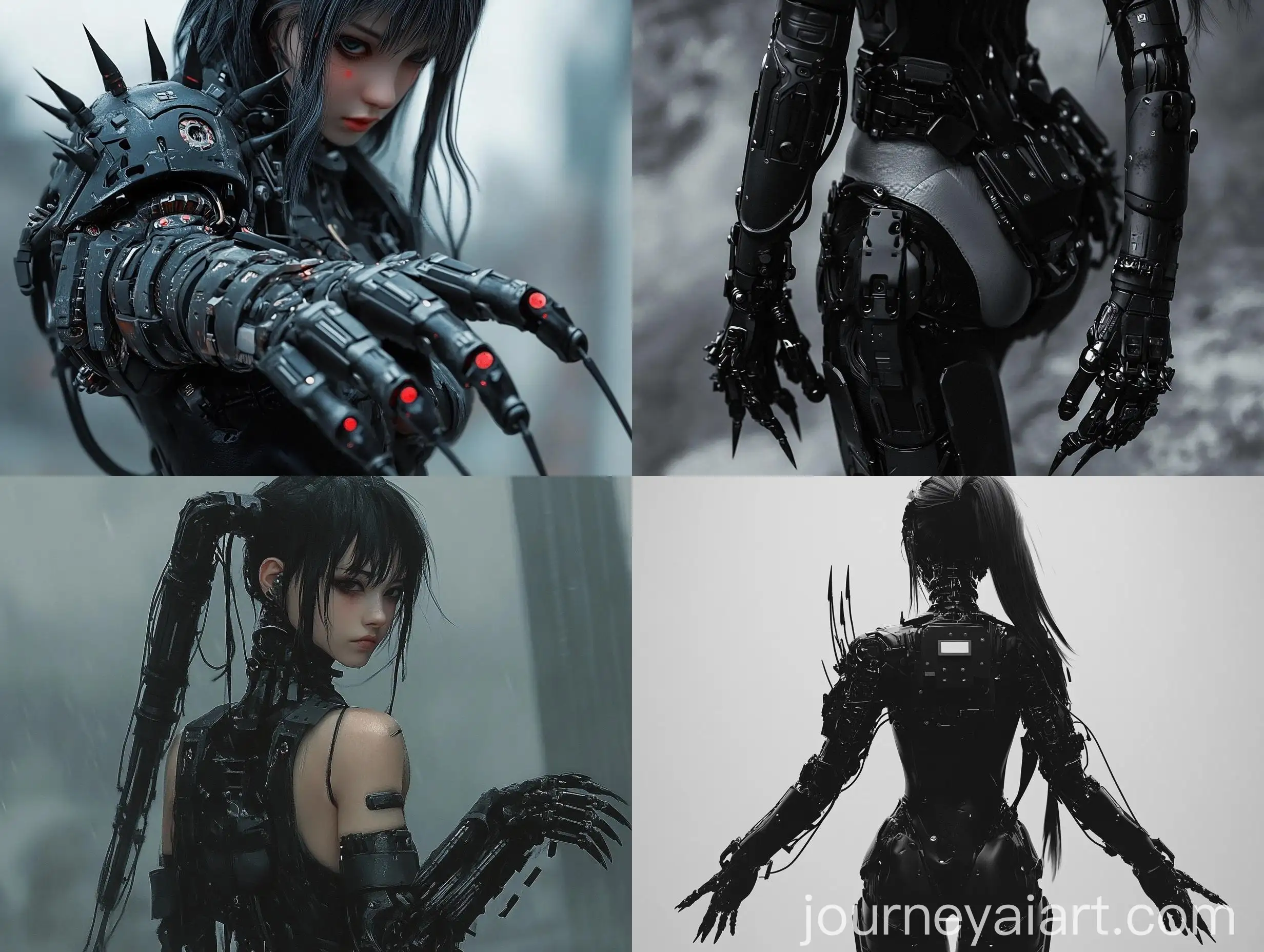 Japanese-Cyborg-Girl-with-Manga-Aesthetic-and-Cyberpunk-Style