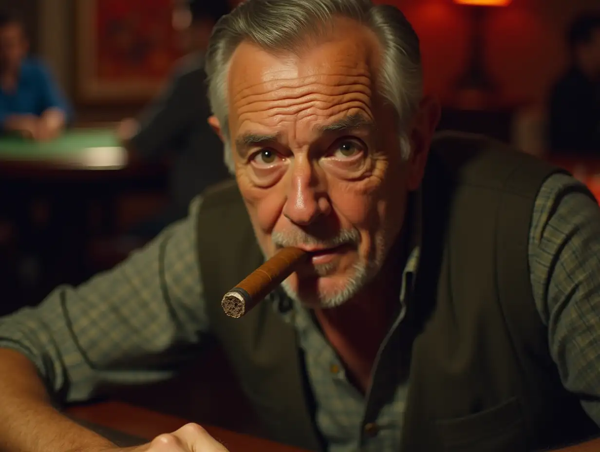 Closeup-of-50YearOld-Male-Gambler-in-60s-Style-at-Gaming-Table