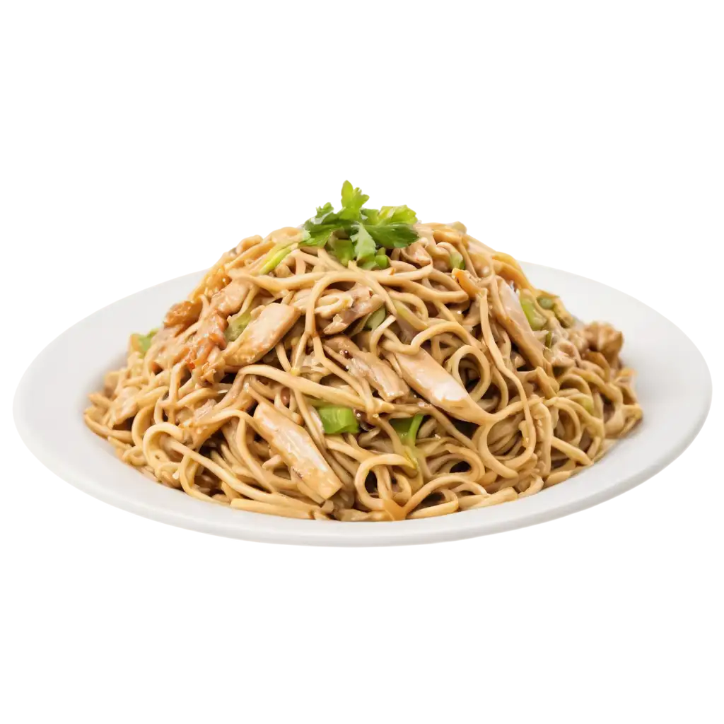 Chicken-Chow-Mein-in-Plate-PNG-PNG-Image-Usage-Scenarios-HighQuality-Transparent-Image-for-Various-Uses