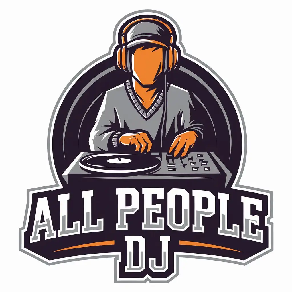 LOGO-Design-For-All-People-DJ-Modern-DJ-Theme-for-Entertainment-Industry