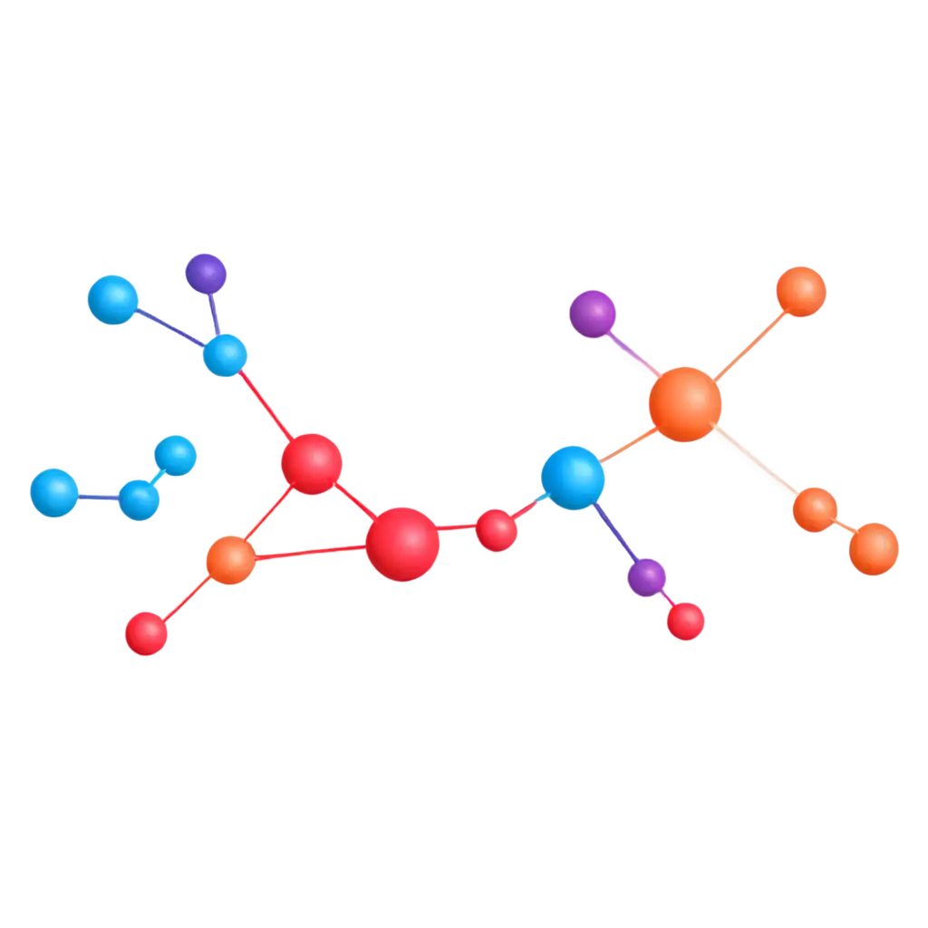 HighQuality-PNG-Image-of-Color-Molecules-for-Scientific-and-Creative-Applications