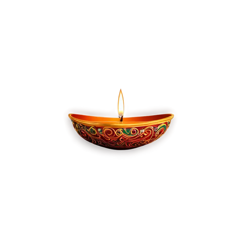 HighResolution-PNG-of-an-Intricately-Designed-Traditional-Diwali-Lamp-Diya-with-Warm-Glow