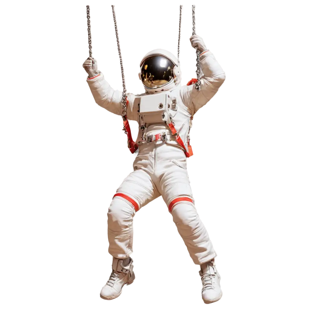 PNG-Image-of-Astronaut-Swinging-Explore-the-Beauty-of-Space-Exploration