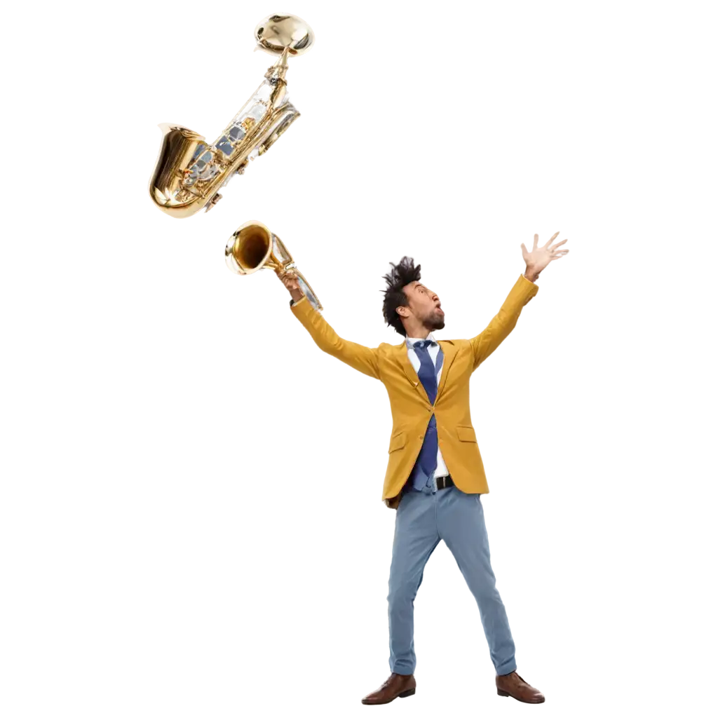 PNG-Image-of-Human-Catching-Falling-Jazz-Instruments-Creative-Concept-for-Visual-Storytelling