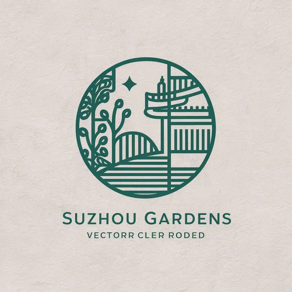 LOGO-Design-For-YL-Suzhou-Gardens-Inspired-Minimalistic-Vector-Logo