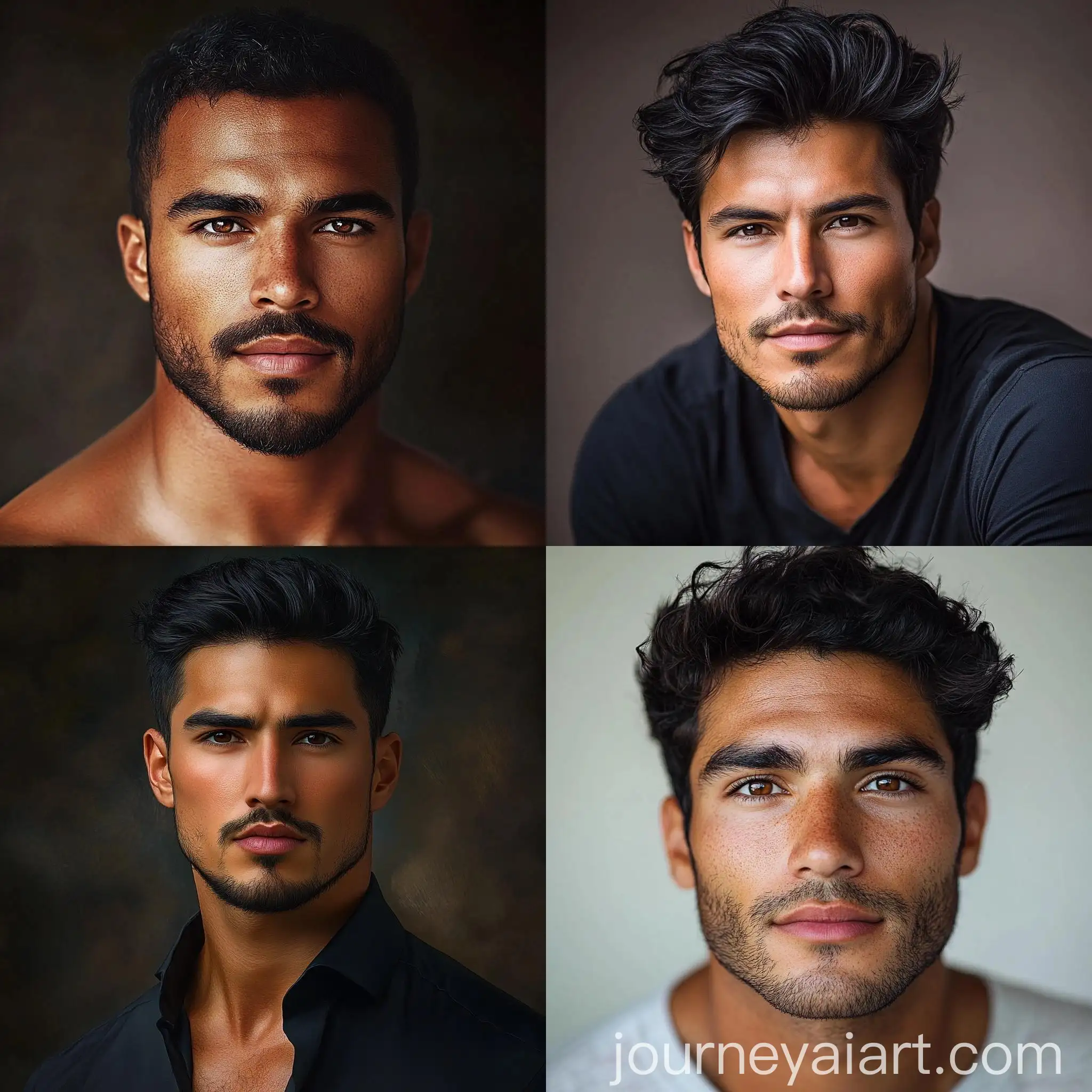 Ultra-Realistic-Portrait-of-a-Handsome-Latin-Man-for-Passport-Photograph