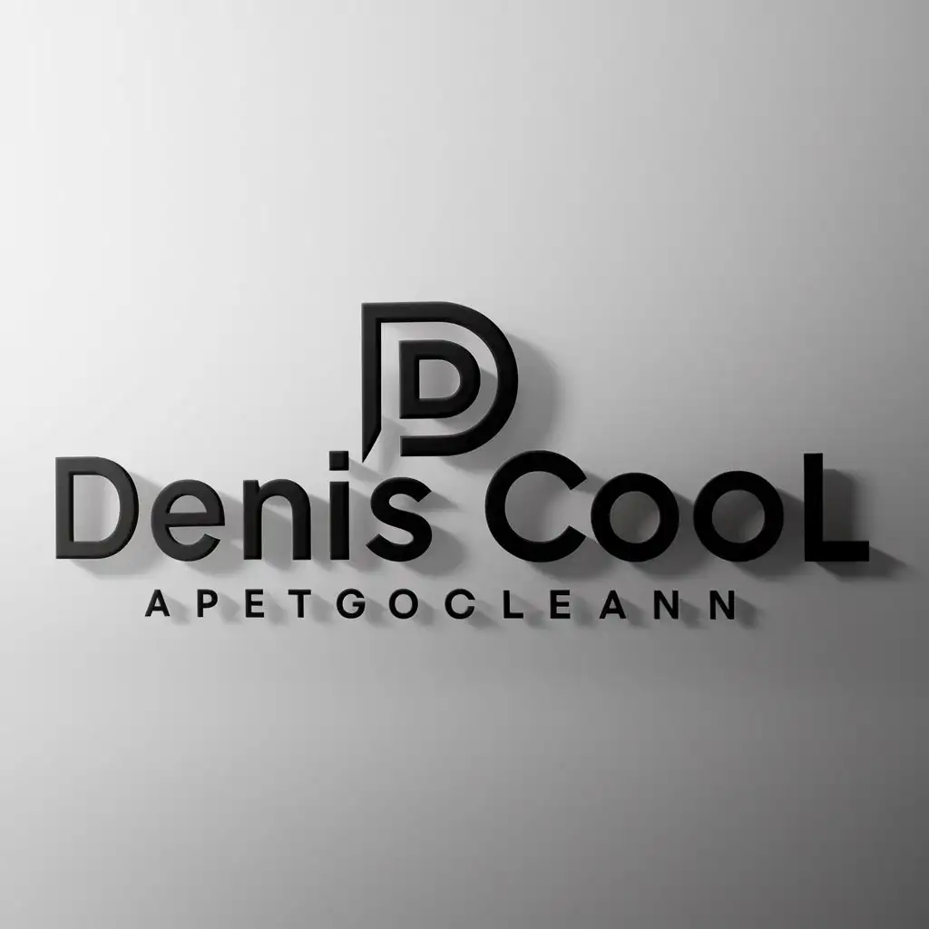 a logo design,with the text "Denis cool", main symbol:D,Moderate,clear background