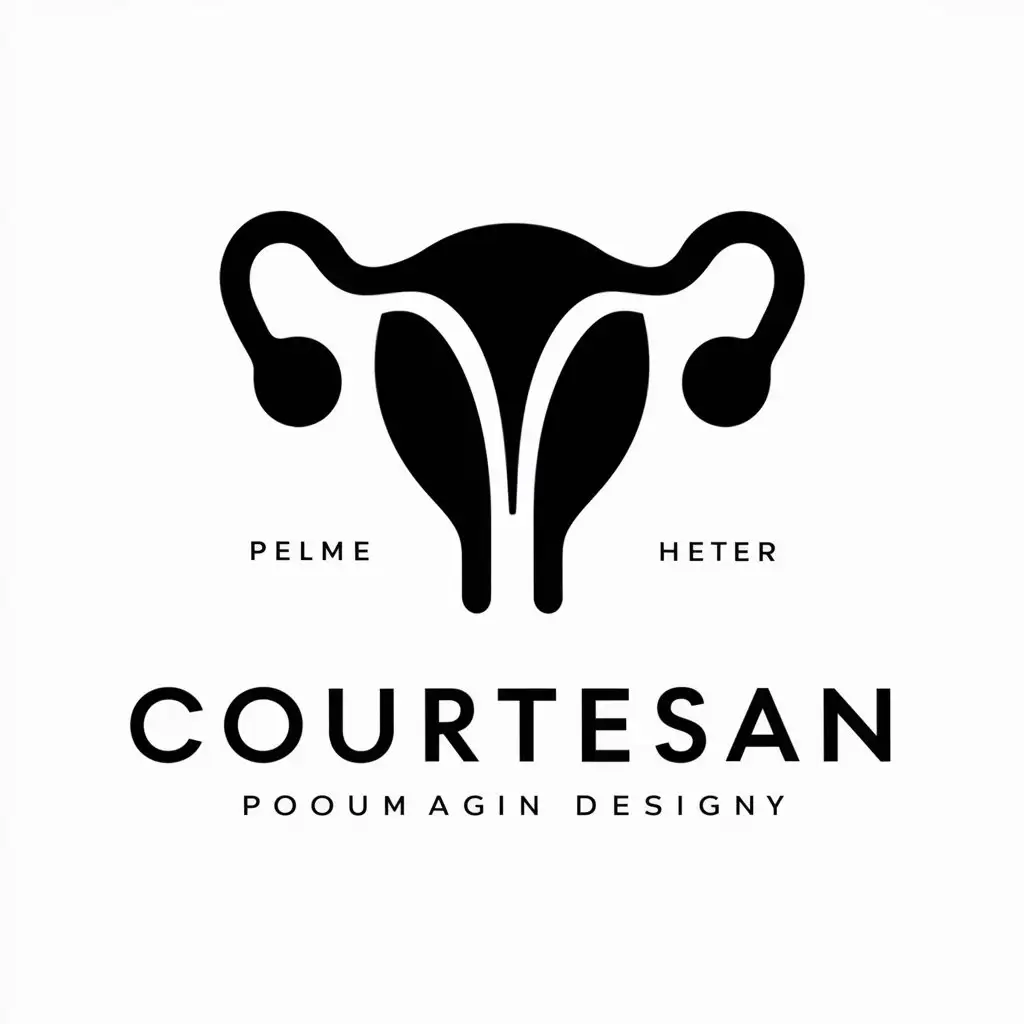 LOGO-Design-for-Courtesan-Modern-Uterus-Symbol-in-Others-Industry